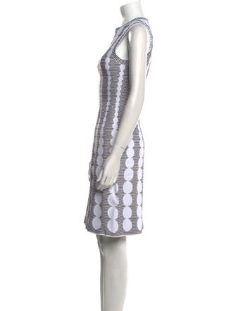 Alaïa Printed Knee-Length Dress
