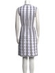 Alaïa Printed Knee-Length Dress