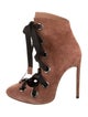 Alaïa Suede Lace-Up Boots