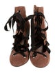 Alaïa Suede Lace-Up Boots