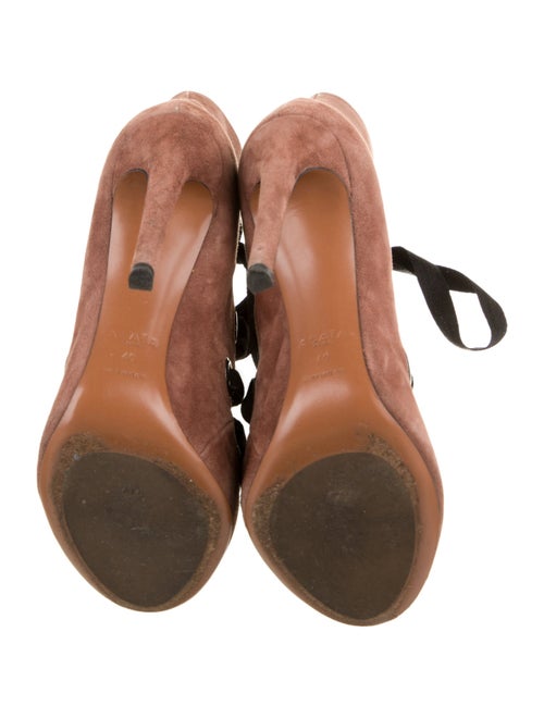 Alaïa Suede Lace-Up Boots