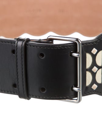 Alaïa Wide Leather Waist Belt