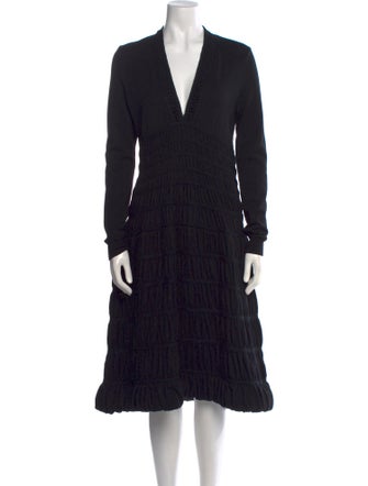 Alaïa Wool Midi Length Dress