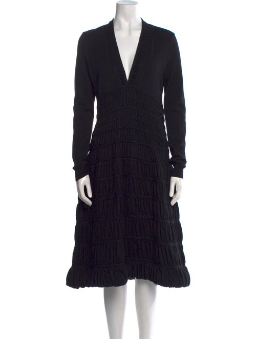 Alaïa Wool Midi Length Dress
