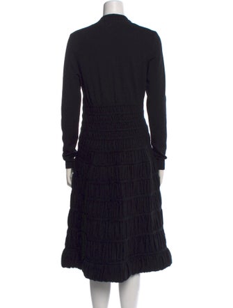 Alaïa Wool Midi Length Dress