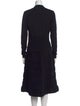 Alaïa Wool Midi Length Dress