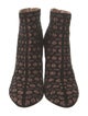 Alaïa Suede Printed Boots