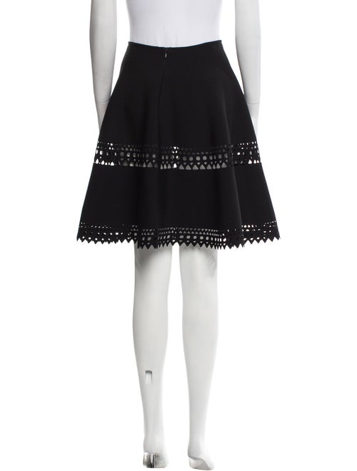 Alaïa Lace Trim Embellishment Knee-Length Skirt
