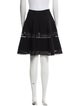 Alaïa Lace Trim Embellishment Knee-Length Skirt