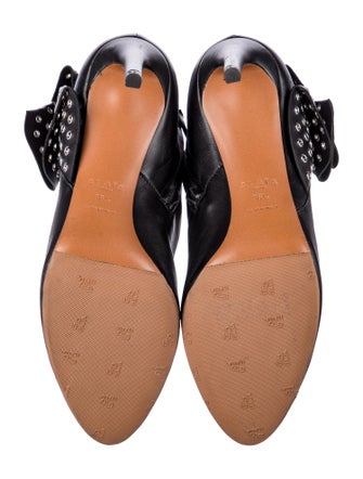 Alaïa Leather Eyelet Trim Boots
