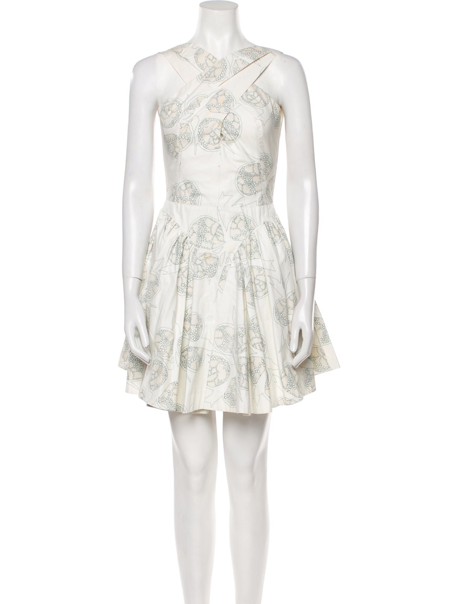 Alaïa Paisley Print Mini Dress