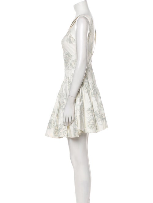 Alaïa Paisley Print Mini Dress