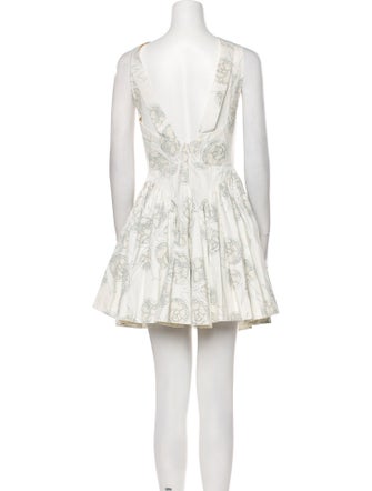 Alaïa Paisley Print Mini Dress