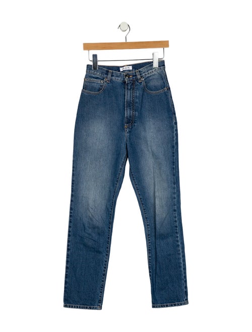 Alaïa High-Rise Straight Leg Jeans