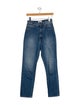 Alaïa High-Rise Straight Leg Jeans