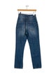 Alaïa High-Rise Straight Leg Jeans