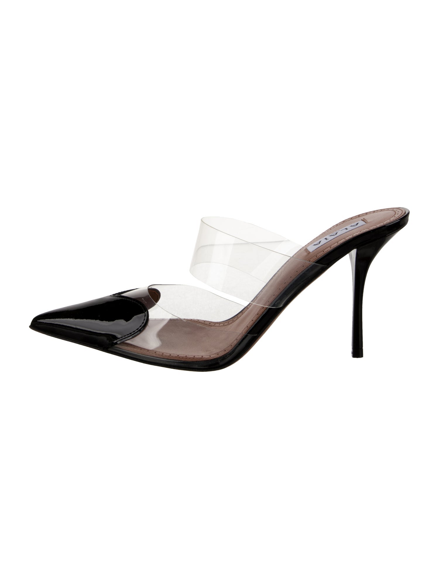Alaïa Le Coeur Leather Mules