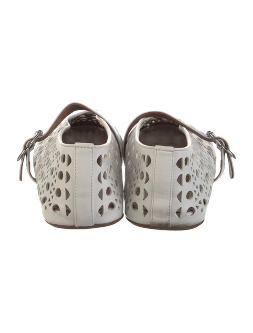 Alaïa Vienne Leather Mary Jane Flats