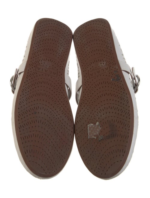 Alaïa Vienne Leather Mary Jane Flats