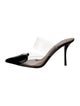 Alaïa Le Coeur Patent Leather Mules