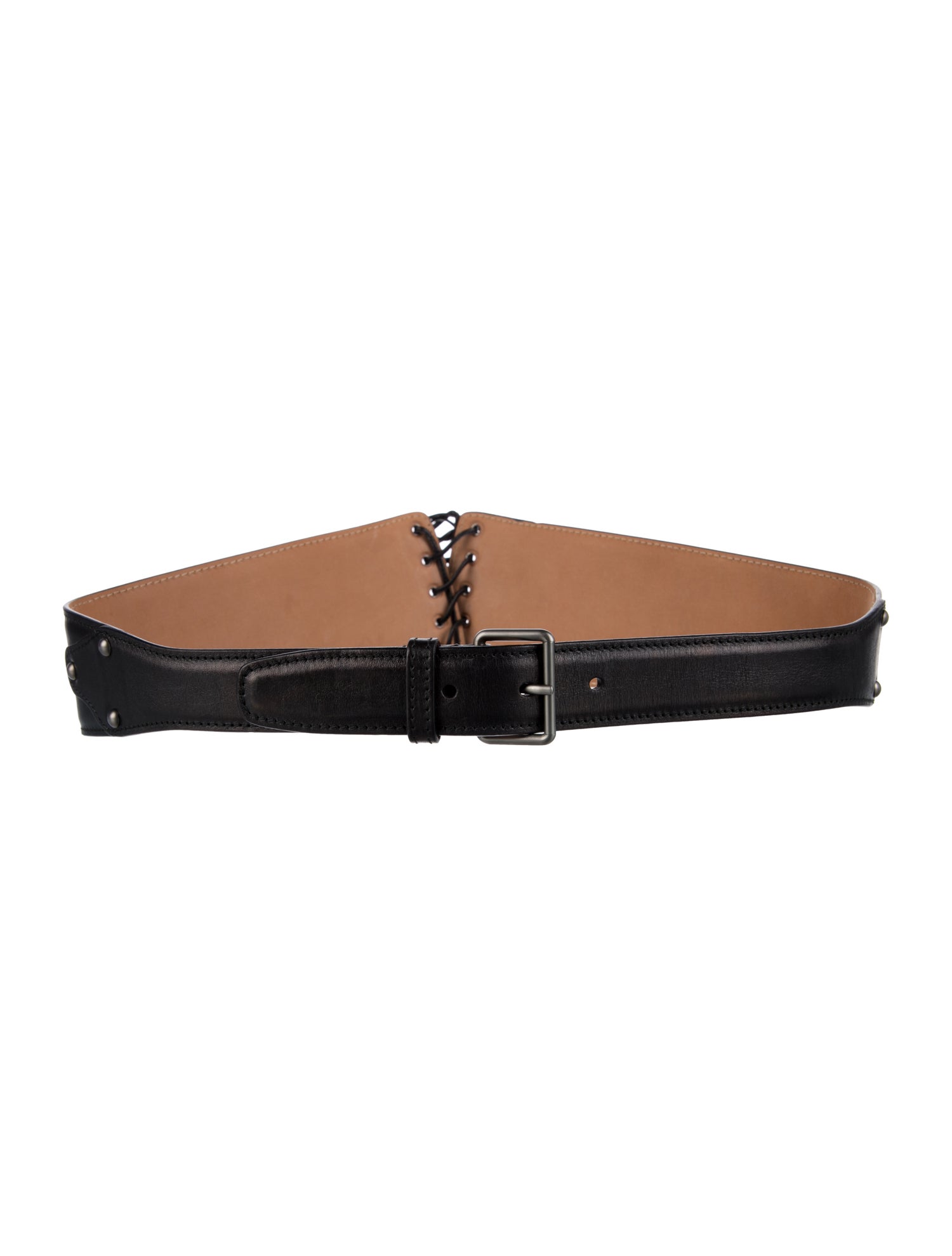 Alaïa Wide Leather Waist Belt