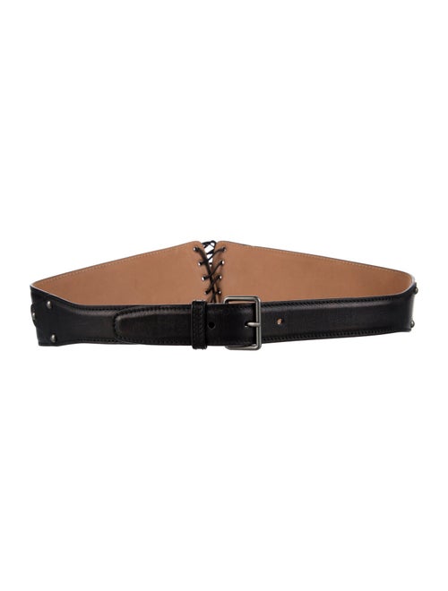 Alaïa Wide Leather Waist Belt