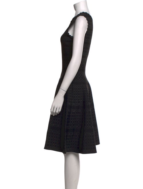 Alaïa Crew Neck Knee-Length Dress