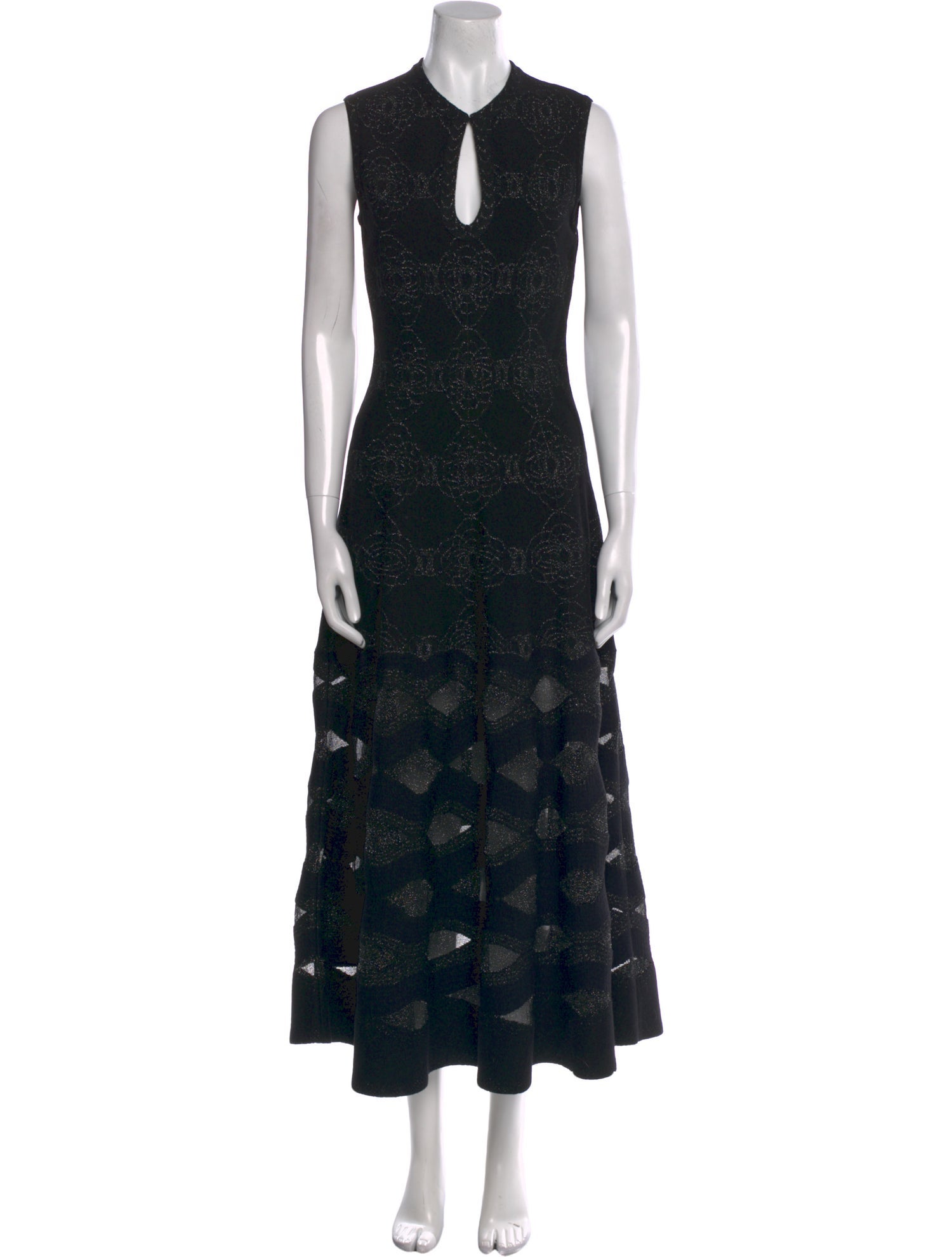 Alaïa Lace Pattern Long Dress w/ Tags