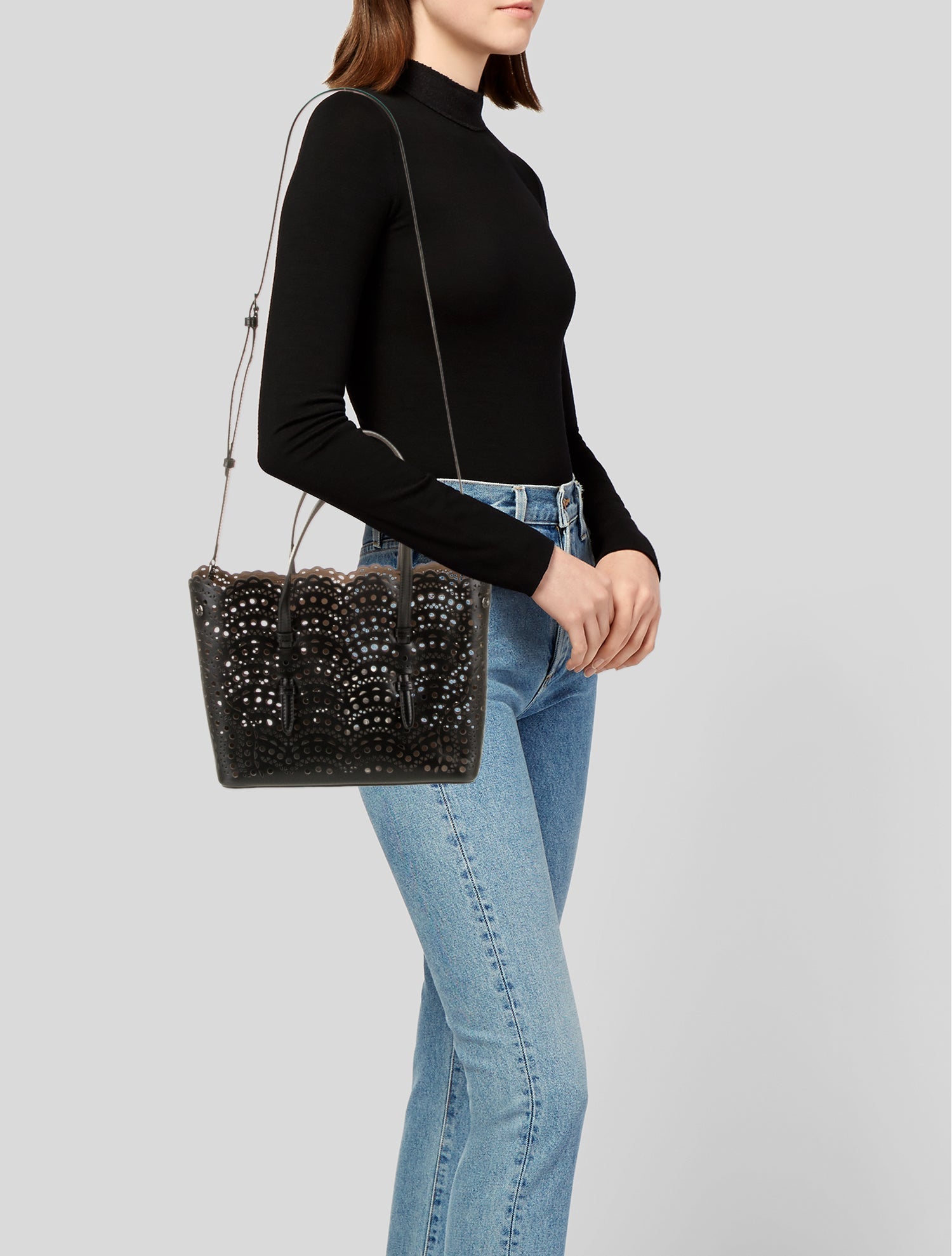 Alaïa Leather Crossbody Bag