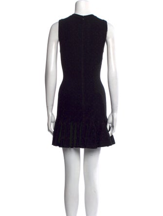 Alaïa V-Neck Mini Dress