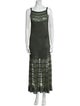 Alaïa Printed Long Dress