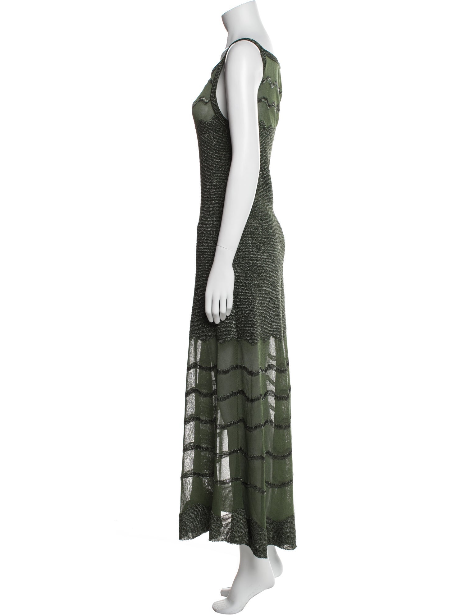 Alaïa Printed Long Dress