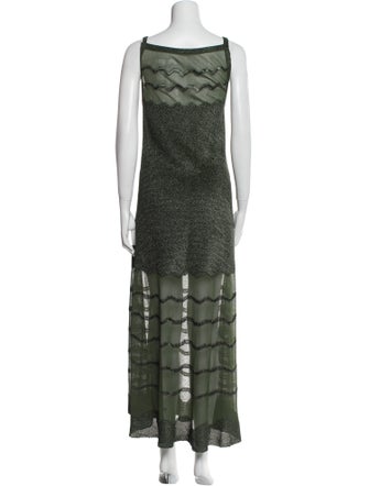Alaïa Printed Long Dress