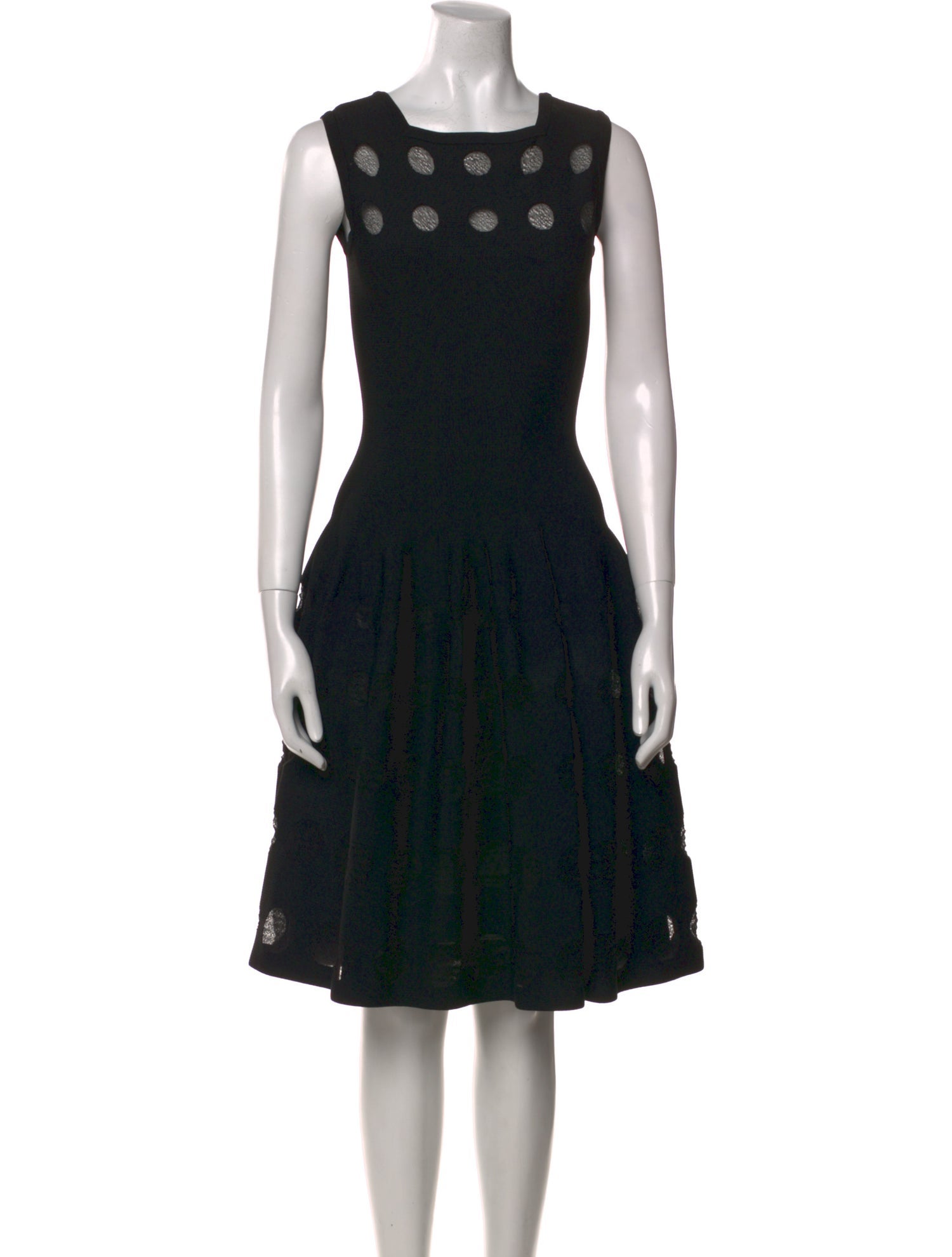 Alaïa Printed Knee-Length Dress
