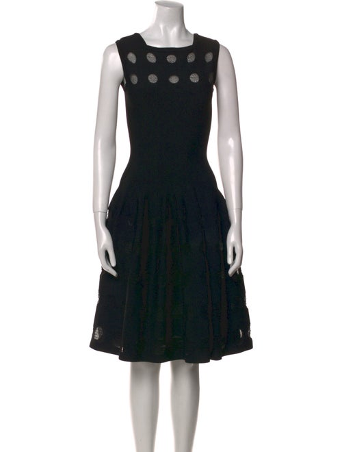 Alaïa Printed Knee-Length Dress