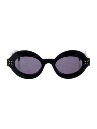 Alaïa Round Tinted Sunglasses
