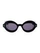 Alaïa Round Tinted Sunglasses