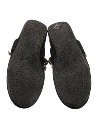 Alaïa Leather Mary Jane Flats