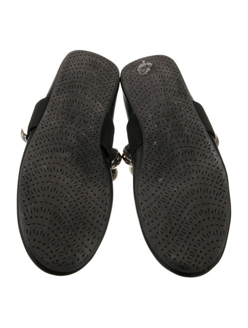 Alaïa Leather Mary Jane Flats