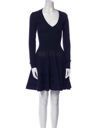 Alaïa Virgin Wool Mini Dress