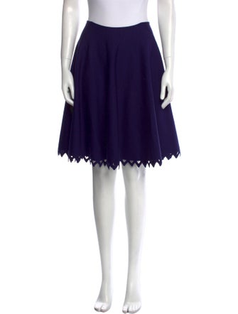 Alaïa Wool Knee-Length Skirt