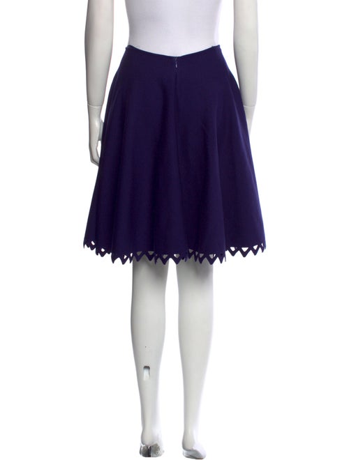 Alaïa Wool Knee-Length Skirt