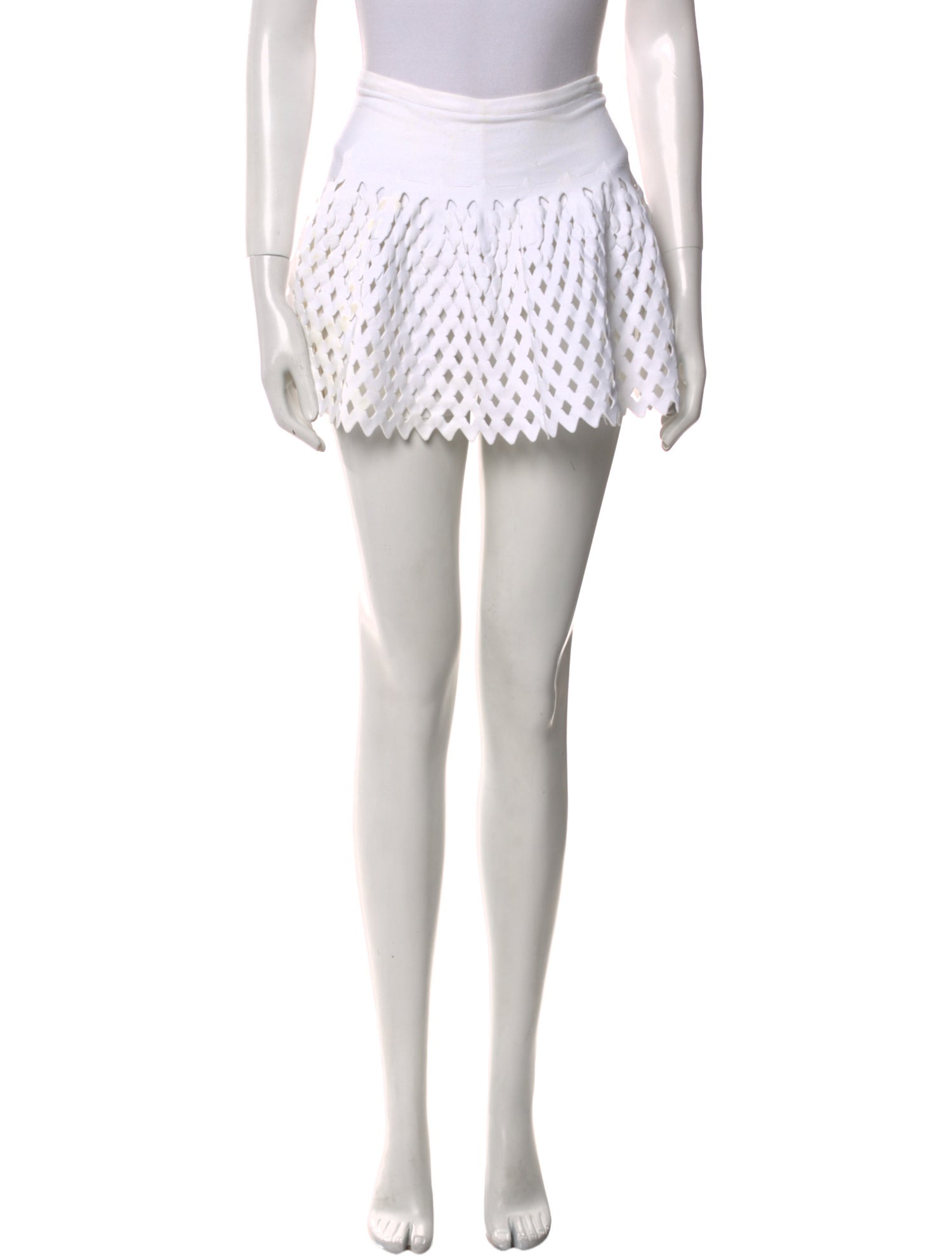 Alaïa Patterned Mini Skirt