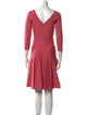 Alaïa Virgin Wool Knee-Length Dress