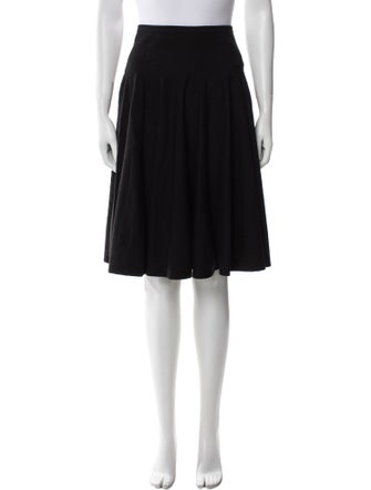 Alaïa Virgin Wool Knee-Length Skirt