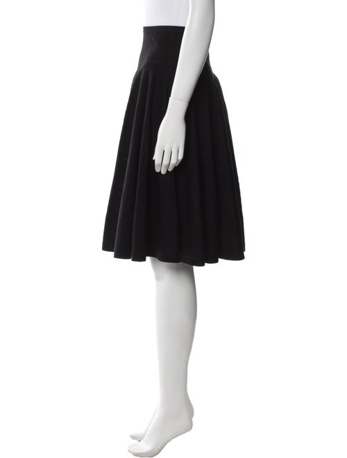 Alaïa Virgin Wool Knee-Length Skirt