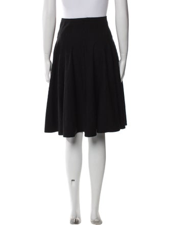 Alaïa Virgin Wool Knee-Length Skirt