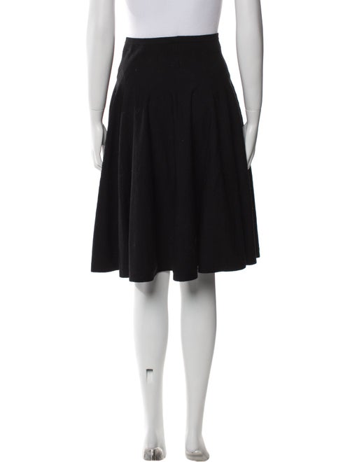 Alaïa Virgin Wool Knee-Length Skirt