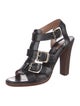 Alaïa Leather T-Strap Sandals