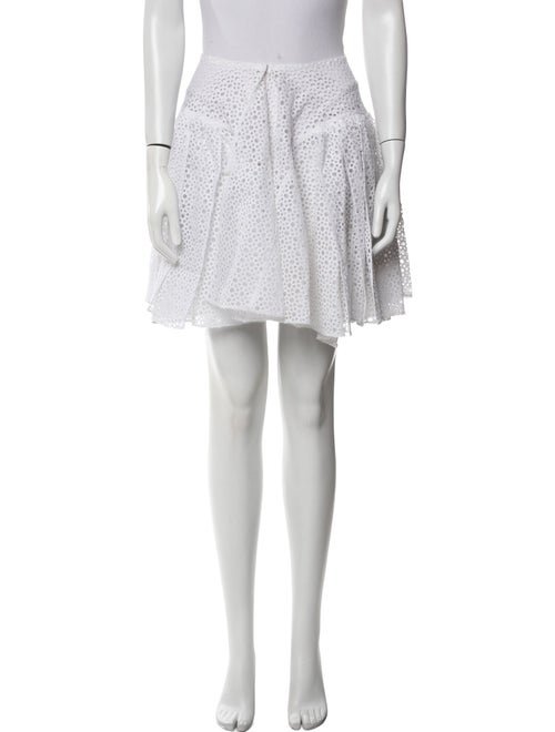 Alaïa Embroidered Accent Mini Skirt